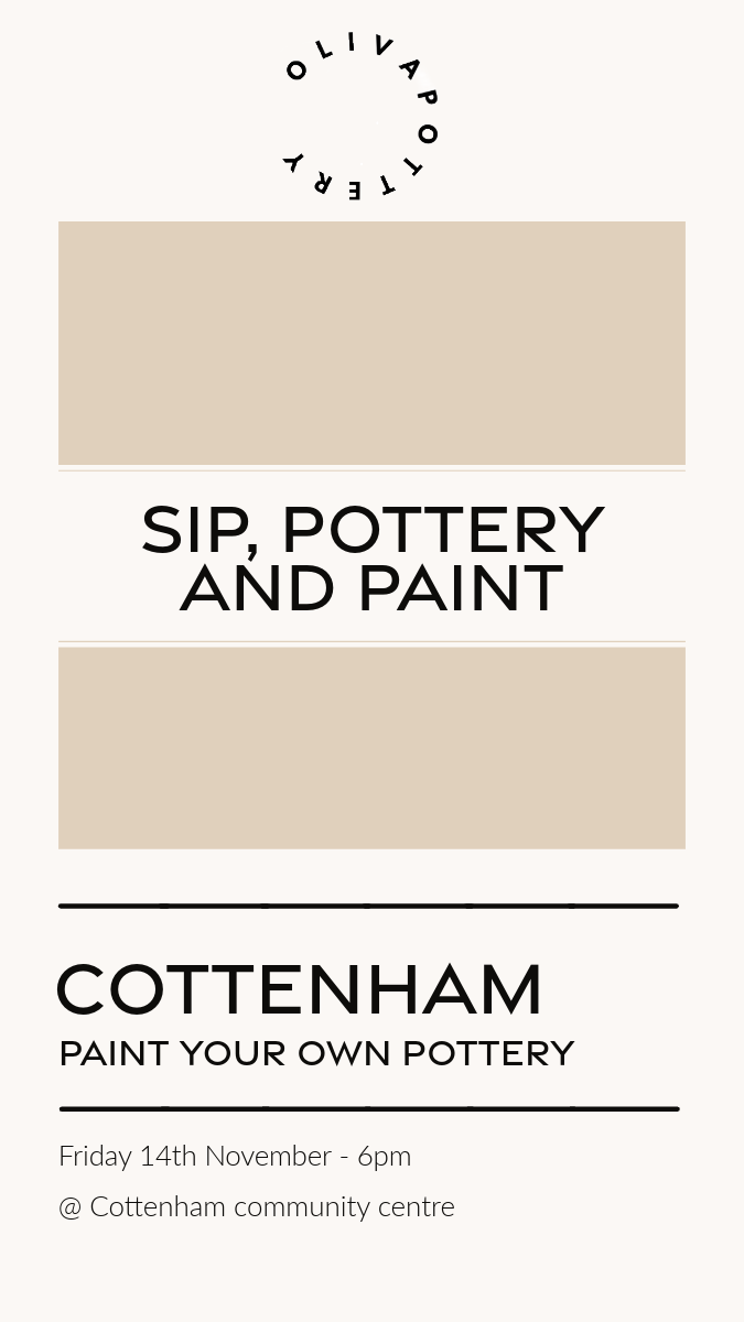 Sip, Pottery & Paint - Cottenham