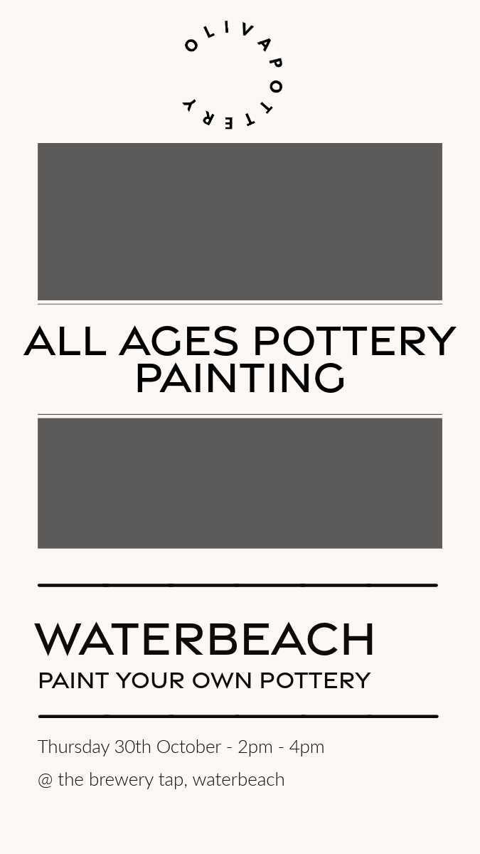 All Ages Pottery Painting - Waterbeach