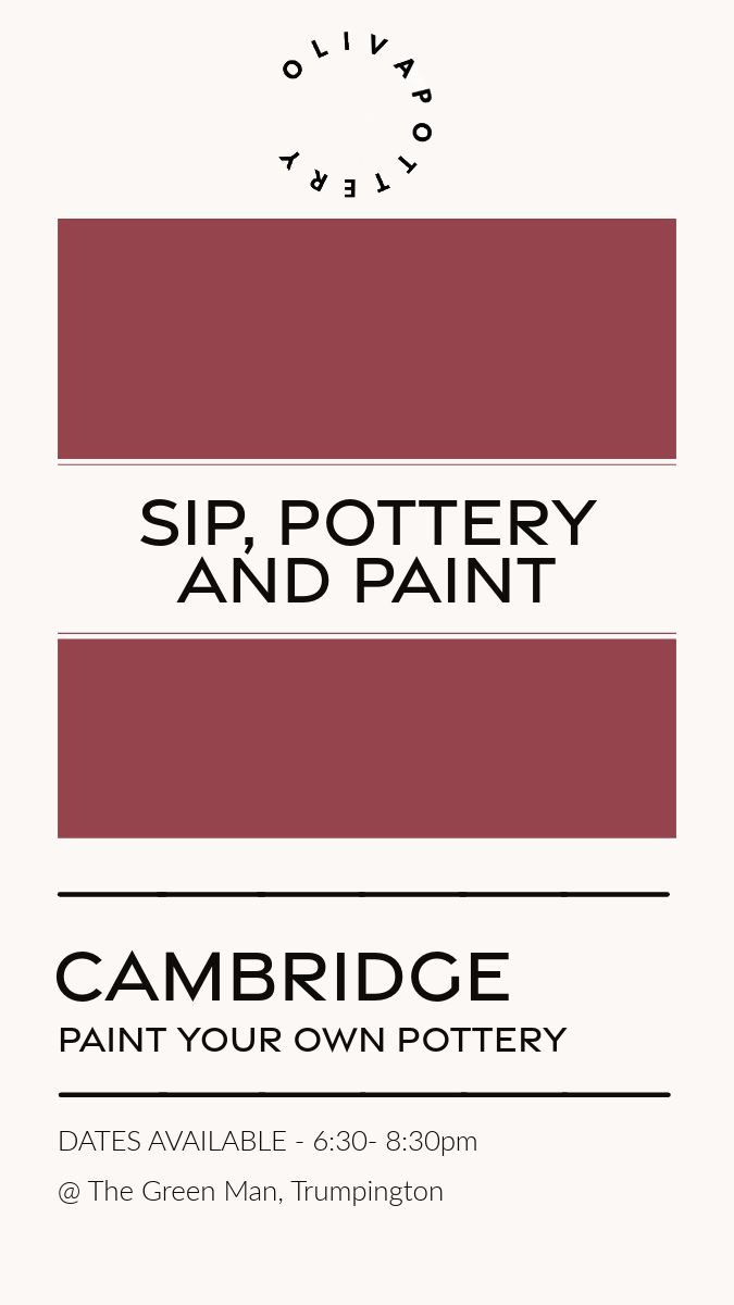 Sip, Pottery And Paint - Cambridge