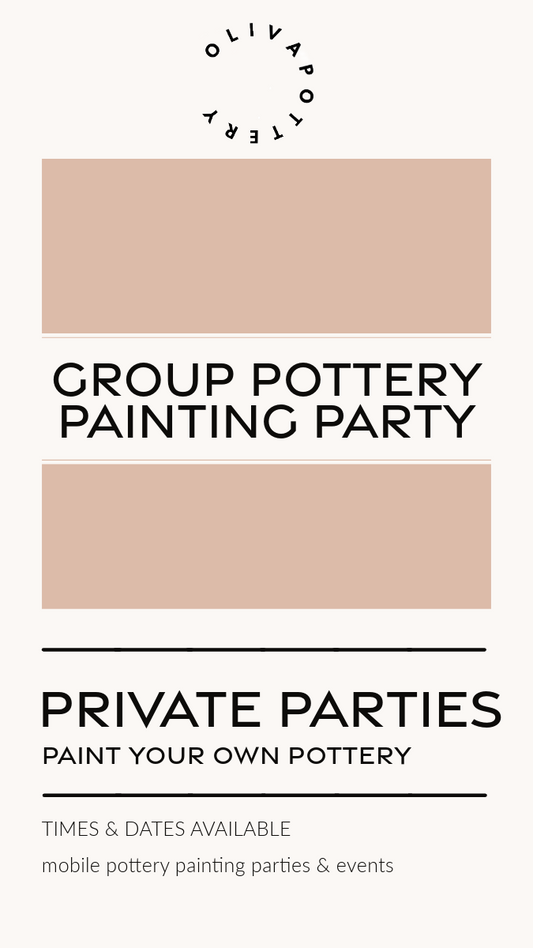 Adult & Group Pottery Painting Parties
