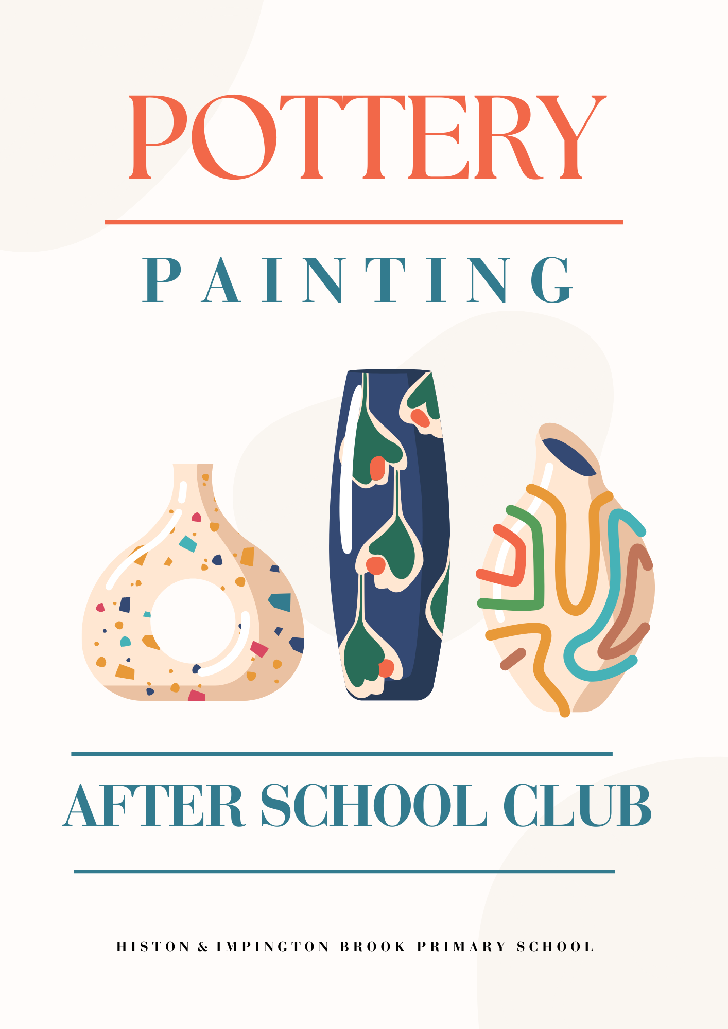 HIBPS Pottery Painting Club (5 weeks)