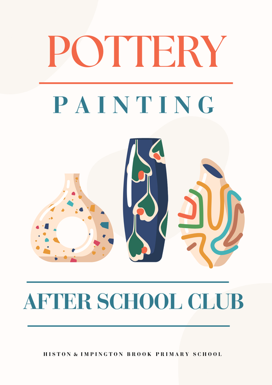 HIBPS Pottery Painting Club (5 weeks)