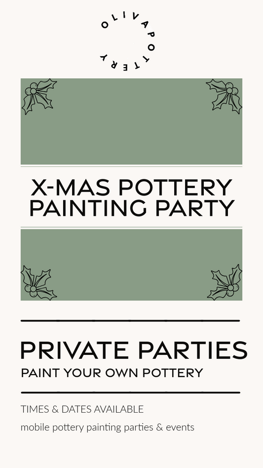 Christmas Pottery Painting Parties