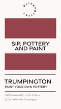 Sip, Pottery And Paint  - Trumpington