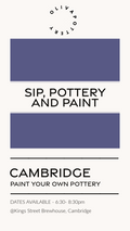 Sip, Pottery And Paint  - Cambridge