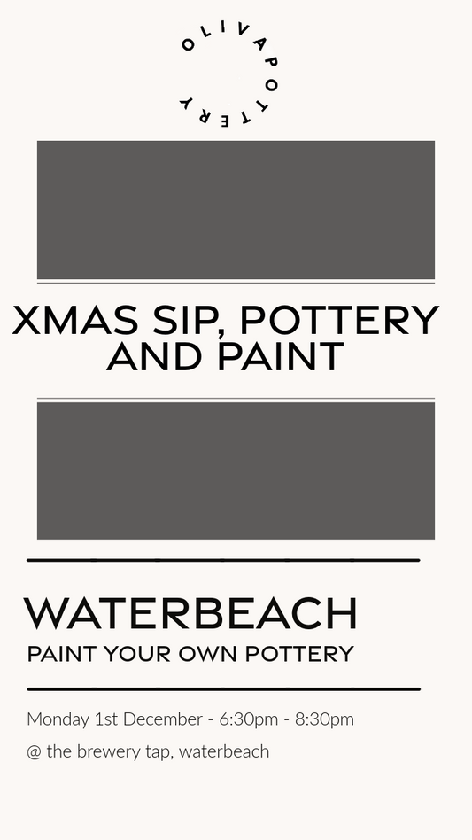 Xmas Sip, Pottery And Paint  - Waterbeach
