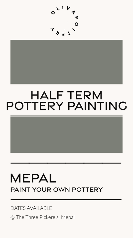 Half Term Pottery Painting - Mepal