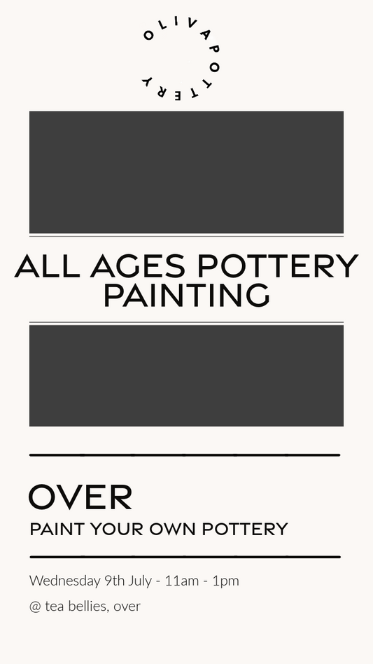 All Ages Pottery Painting - Over