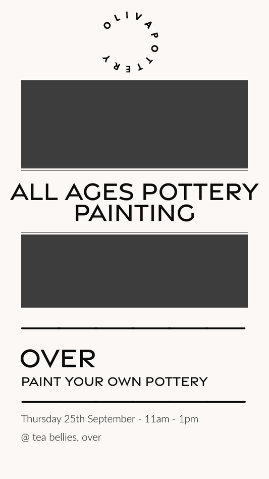All Ages Pottery Painting - Over