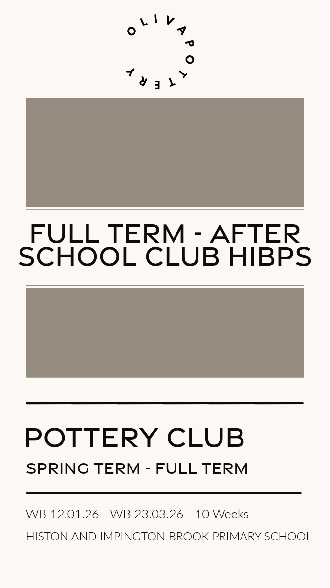 HIBPS Pottery Painting Club FULL TERM  (10 weeks)