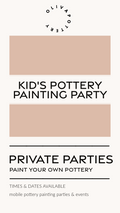 Kids Pottery Painting Party