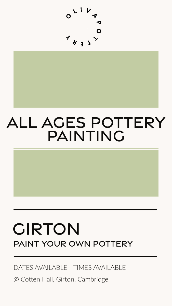 All Ages Pottery Painting - Girton